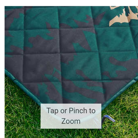 (Ew)Weatherproof vintage outdoor bear packable blanket